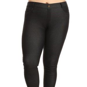 Cotton-Blend 5-Pocket Skinny Jeggings